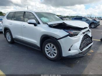  Salvage Toyota Grand Highlander