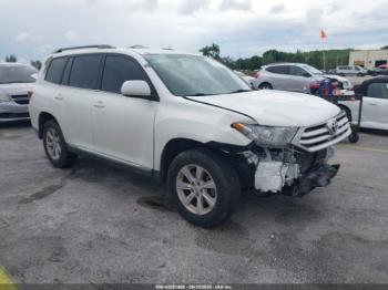  Salvage Toyota Highlander