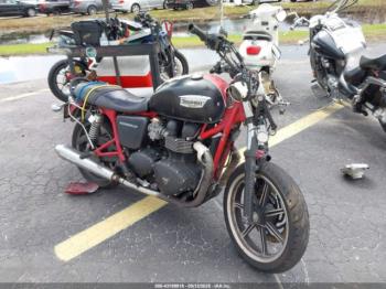  Salvage Triumph Motorcycle Bonneville
