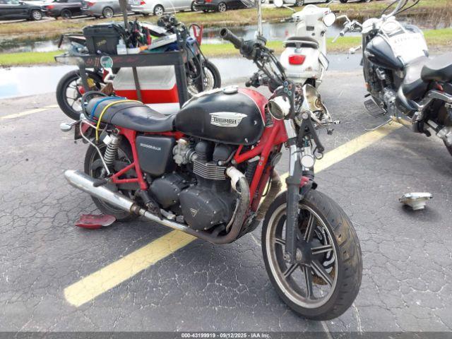  Salvage Triumph Motorcycle Bonneville