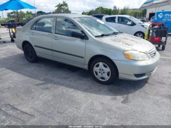  Salvage Toyota Corolla