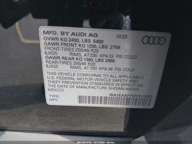 Audi Q5 Premium Plus 45 Tfsi S Line Quattro Image 10