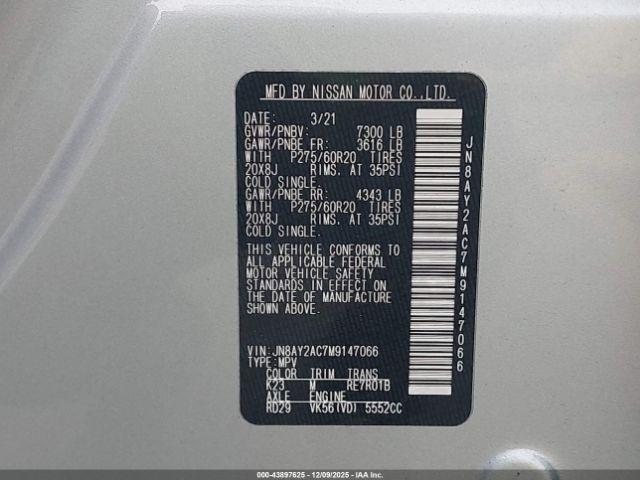 Nissan Armada Sv 2wd Image 4