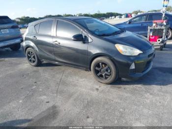 Salvage Toyota Prius c