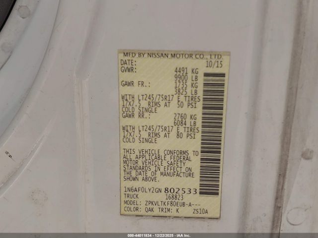 Nissan Nv Sv V8 Image 8