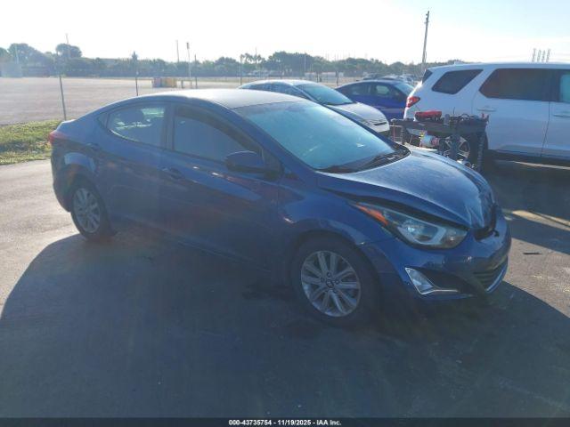  Salvage Hyundai ELANTRA