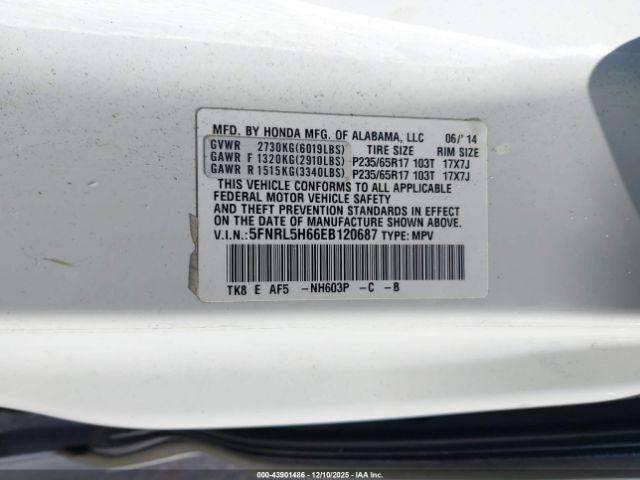 Honda Odyssey Ex-l Image 16