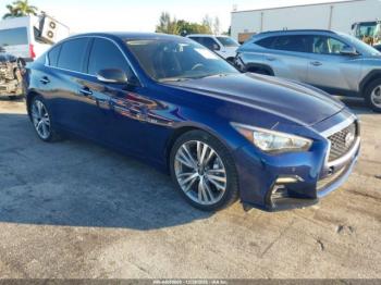  Salvage INFINITI Q50