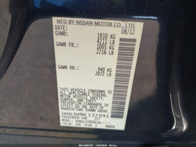 Nissan Altima 2.5 Sl Image 7