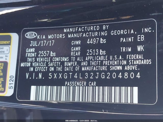 Kia Optima Lx Image 8