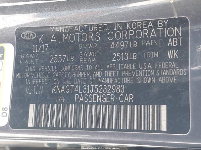 Kia Optima Lx Image 12