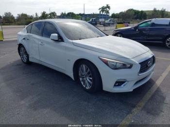  Salvage INFINITI Q50