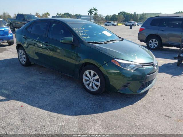  Salvage Toyota Corolla