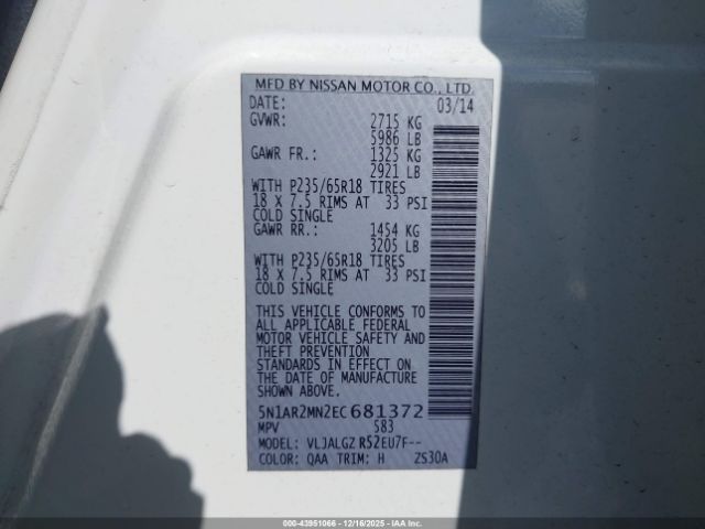 Nissan Pathfinder Sl Image 12