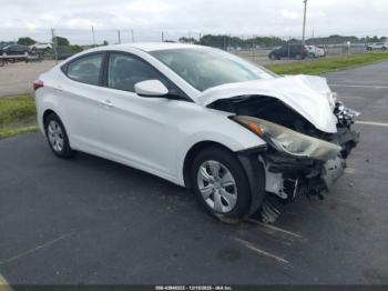  Salvage Hyundai ELANTRA