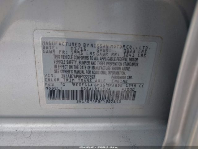 Nissan Sentra Image 12