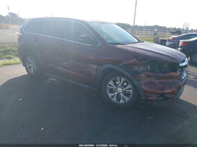  Salvage Toyota Highlander