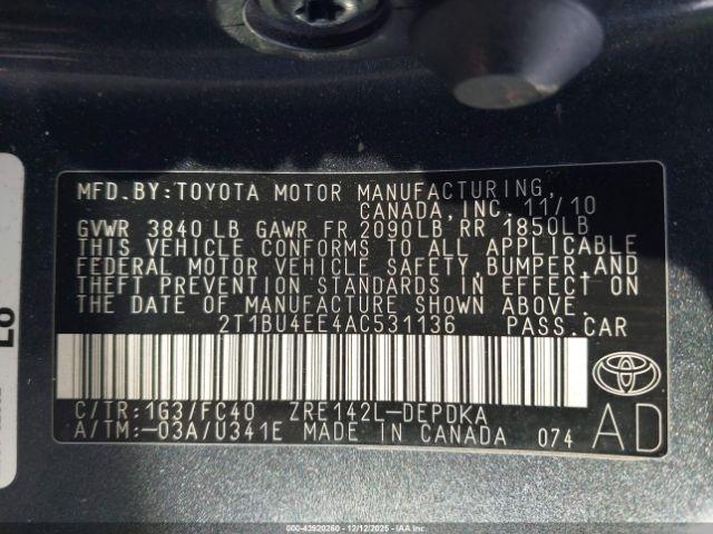 Toyota Corolla Le Image 2