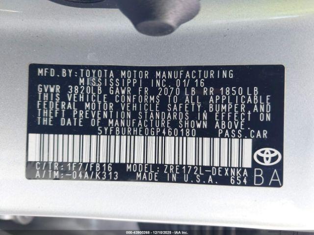 Toyota Corolla Le Image 12