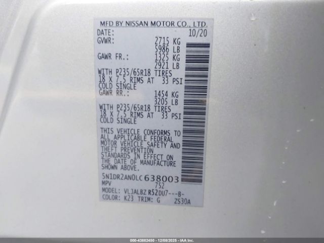 Nissan Pathfinder S 2wd Image 5