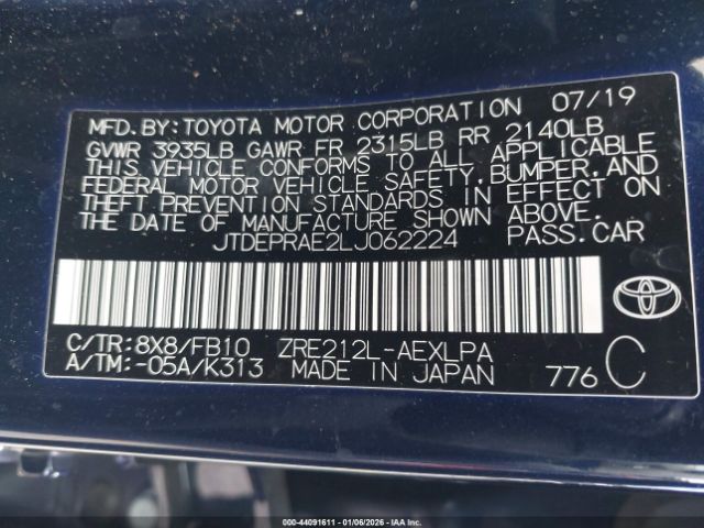 Toyota Corolla Le Image 7