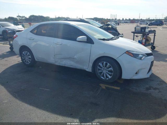  Salvage Toyota Corolla