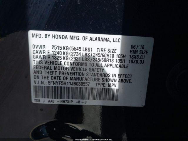 Honda Pilot Lx Image 11