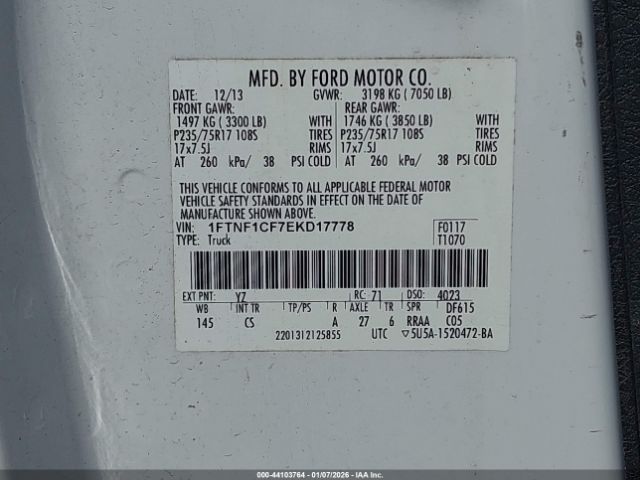 Ford F-150 Xl Image 8