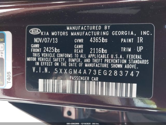 Kia Optima Lx Image 9