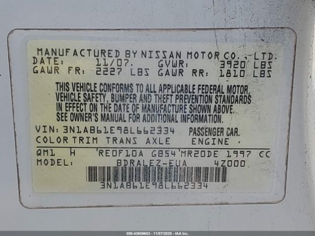 Nissan Sentra 2.0s Image 4