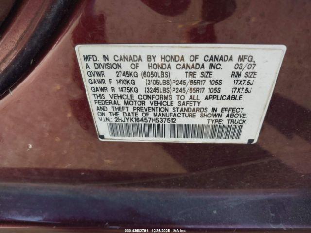 Honda Ridgeline Rts Image 7