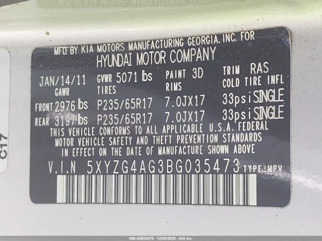 Hyundai SANTA FE Gls V6 Image 7